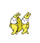 Do you want BANANA(charming rabbit)？（個別スタンプ：19）