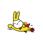Do you want BANANA(charming rabbit)？（個別スタンプ：21）