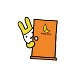 Do you want BANANA(charming rabbit)？（個別スタンプ：24）