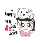 ^_^！！ My name is Yoko. Love dog..（個別スタンプ：34）