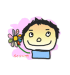 Art Kids - English Sticker（個別スタンプ：4）