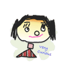 Art Kids - English Sticker（個別スタンプ：8）