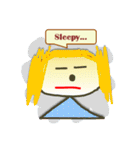 Art Kids - English Sticker（個別スタンプ：16）