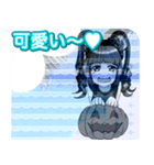 ラブリーハロウィンビーチサイドんご（個別スタンプ：28）