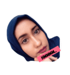 alin hijab（個別スタンプ：6）