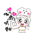 Hi！ my name is JaJa. Love Bear..！！（個別スタンプ：4）