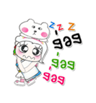 Hi！ my name is JaJa. Love Bear..！！（個別スタンプ：19）