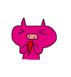 Cute Pink Pig Fun（個別スタンプ：6）