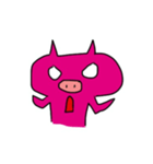 Cute Pink Pig Fun（個別スタンプ：18）