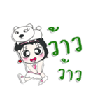 ^_^！！ My name is .Kimi...DOG..（個別スタンプ：34）