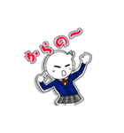 白と黒の日常会話（個別スタンプ：10）