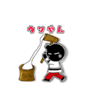 白と黒の日常会話（個別スタンプ：13）