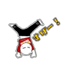 白と黒の日常会話（個別スタンプ：18）