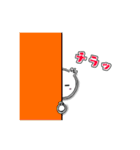 白と黒の日常会話（個別スタンプ：22）