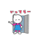 白と黒の日常会話（個別スタンプ：24）