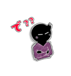白と黒の日常会話（個別スタンプ：33）