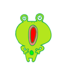 Cute Frog Mo Mo（個別スタンプ：3）