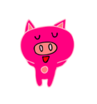 Cute Pig Fun（個別スタンプ：3）