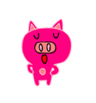 Cute Pig Fun（個別スタンプ：6）