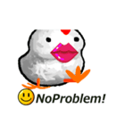 ひよこの親鳥は、NO PROBLEM！（個別スタンプ：5）