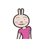 Pink bunny joke 5（個別スタンプ：10）
