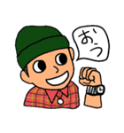 吹き出しボーイ（個別スタンプ：3）