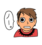 吹き出しボーイ（個別スタンプ：6）