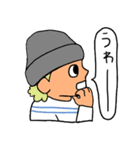 吹き出しボーイ（個別スタンプ：15）