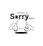 大きな目玉のスタンプ（個別スタンプ：6）