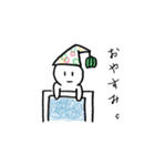 真顔ちゃん。〜野菜を添えて〜（個別スタンプ：3）