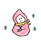 真顔ちゃん。〜野菜を添えて〜（個別スタンプ：34）