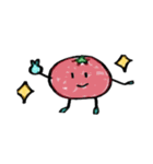 真顔ちゃん。〜野菜を添えて〜（個別スタンプ：39）