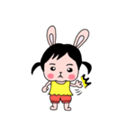 ファミリースタンプ(うさぎver.)（個別スタンプ：11）