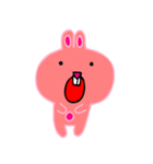Cute Rabbit Mono Version 3（個別スタンプ：1）