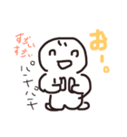 落書きシリーズ2*人間の一言（個別スタンプ：9）