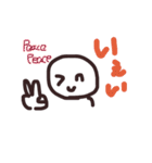 落書きシリーズ2*人間の一言（個別スタンプ：16）