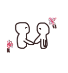 落書きシリーズ2*人間の一言（個別スタンプ：24）