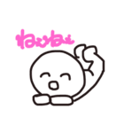 落書きシリーズ2*人間の一言（個別スタンプ：40）
