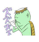 シュールな河童（個別スタンプ：3）