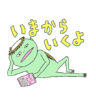 シュールな河童（個別スタンプ：6）