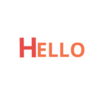 Greet V.English（個別スタンプ：1）