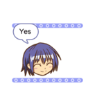 Animated Boy Emoticons For Daily Chat（個別スタンプ：5）