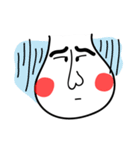 Mr. White Face's Simple Life（個別スタンプ：1）