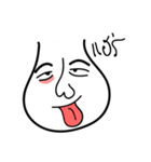 Mr. White Face's Simple Life（個別スタンプ：15）