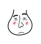 Mr. White Face's Simple Life（個別スタンプ：19）