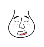 Mr. White Face's Simple Life（個別スタンプ：26）