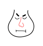 Mr. White Face's Simple Life（個別スタンプ：31）