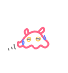 手書きゆるゆるメンダコさん（個別スタンプ：3）