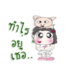 Miss. Natasha. Love dog.（個別スタンプ：26）