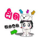 ^__^ ！ My name is .Kimi...DOG..（個別スタンプ：13）